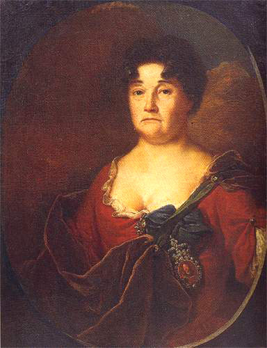 Анастасия Петровна Голицына, портрет кисти Андрея Матвеева, 1728 год